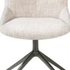 XOOON Mats, eetkamerstoel - draaibaar - grafiet - Luton - Creme^ Eetkamerstoelen