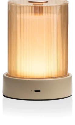 XOOON Matz draadloze tafellamp (1*LED) in de kleur Beige - COCOmaison^ Tafellampen