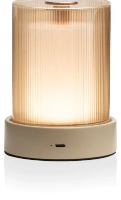 XOOON Matz draadloze tafellamp (1*LED) in de kleur Beige - COCOmaison^ Tafellampen