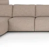 XOOON Merano, Longchair links ronde arm - 1 zits zonder armen - ottomane small rechts^ Merano|Merano