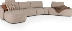 XOOON Merano triangel element met rug -^ Poef/Hockers|Merano