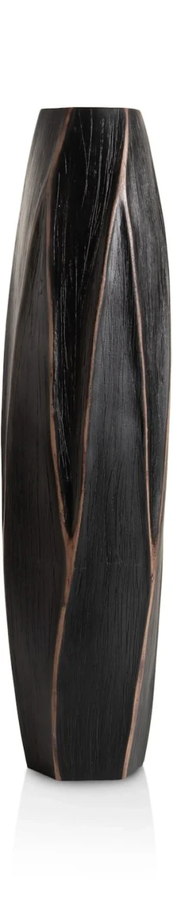 XOOON Merle vaas H63cm in de kleur Zwart - COCOmaison^ Woonaccessoires