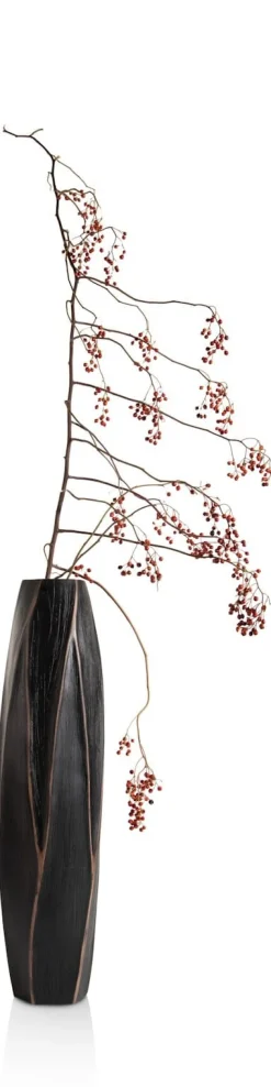 XOOON Merle vaas H63cm in de kleur Zwart - COCOmaison^ Woonaccessoires