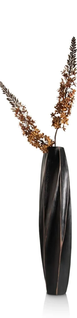 XOOON Merle vaas H81cm in de kleur Zwart - COCOmaison^ Woonaccessoires