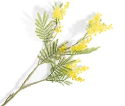 XOOON Mimosa Branch H110cm kunstbloem in de kleur Geel - COCOmaison^ Woonaccessoires