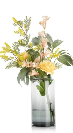 XOOON Mimosa Branch H110cm kunstbloem in de kleur Geel - COCOmaison^ Woonaccessoires