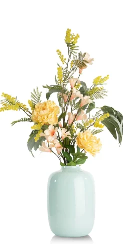 XOOON Mimosa Branch H110cm kunstbloem in de kleur Geel - COCOmaison^ Woonaccessoires