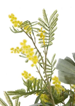 XOOON Mimosa Branch H110cm kunstbloem in de kleur Geel - COCOmaison^ Woonaccessoires