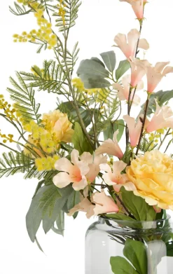 XOOON Mimosa Branch H110cm kunstbloem in de kleur Geel - COCOmaison^ Woonaccessoires
