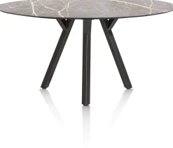 XOOON MINATO bartafel - ellips - 210 x 105 cm (h: 92 cm) - lichtgrijs^ Bartafels|Tafelconfigurator