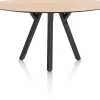 XOOON MINATO bartafel - ellips - 210 x 105 cm (h: 92 cm) - eiken look^ Bartafels|Tafelconfigurator