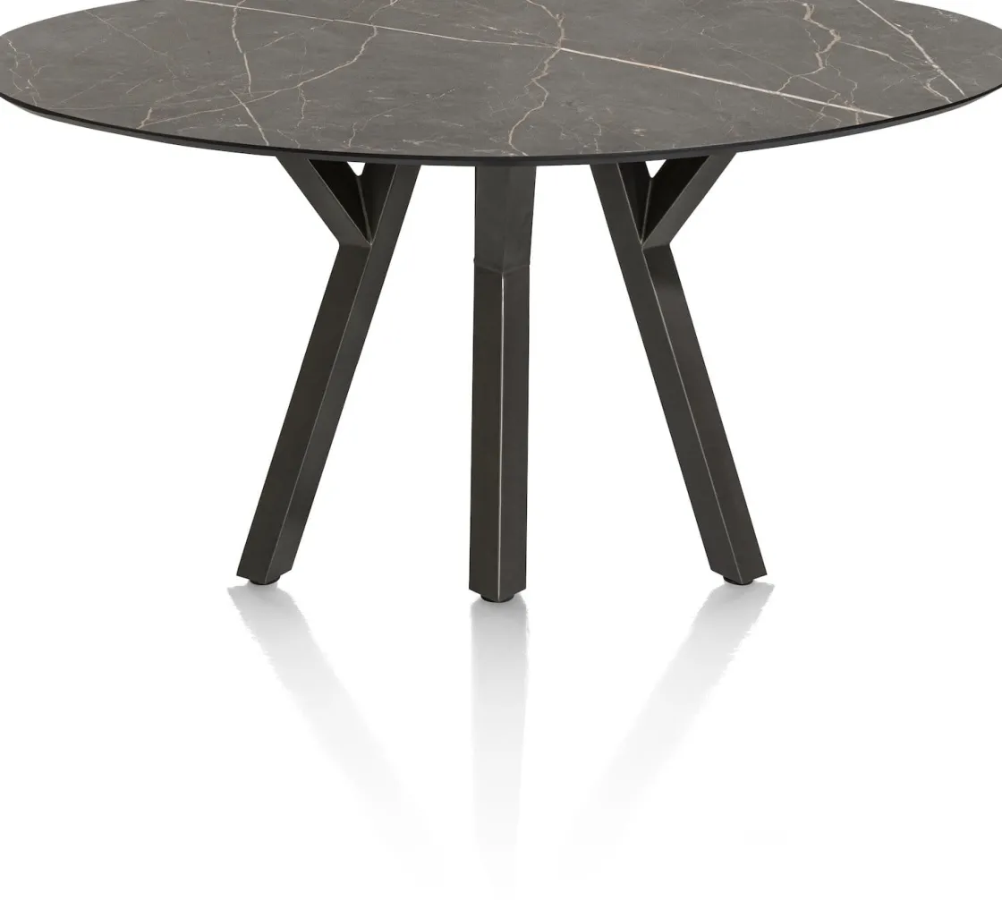 XOOON MINATO bartafel - ellips - 180 x 100 cm (h: 92 cm) - marmerlook^ Bartafels|Tafelconfigurator