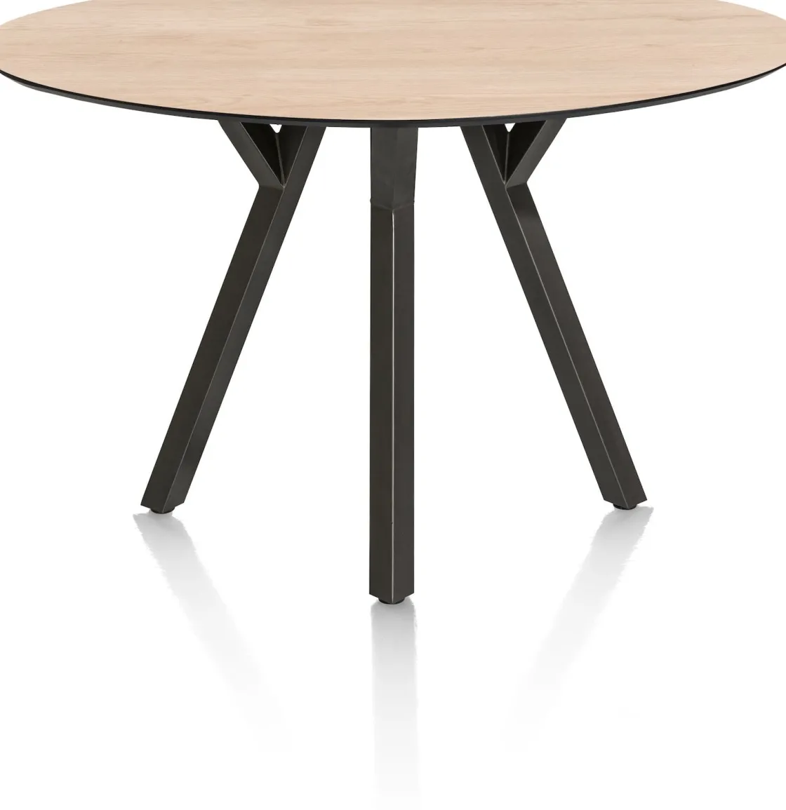 XOOON MINATO bartafel - ellips - 180 x 100 cm (h: 92 cm) - eiken look^ Bartafels|Tafelconfigurator