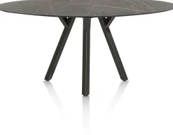 XOOON MINATO bartafel - ellips - 240 x 110 cm (h: 92 cm) - marmerlook^ Bartafels|Tafelconfigurator