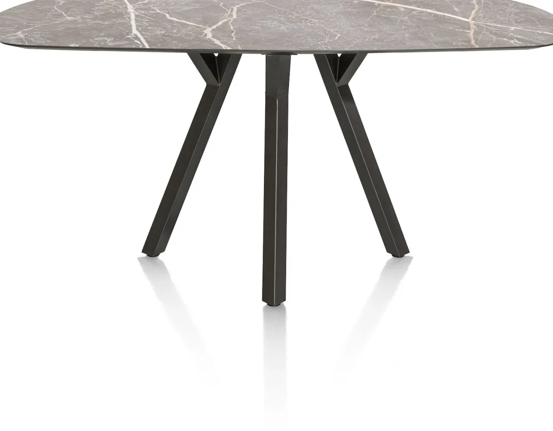 XOOON MINATO bartafel - ovaal - 240 x 110 cm (h: 92 cm) - lichtgrijs^ Bartafels|Tafelconfigurator