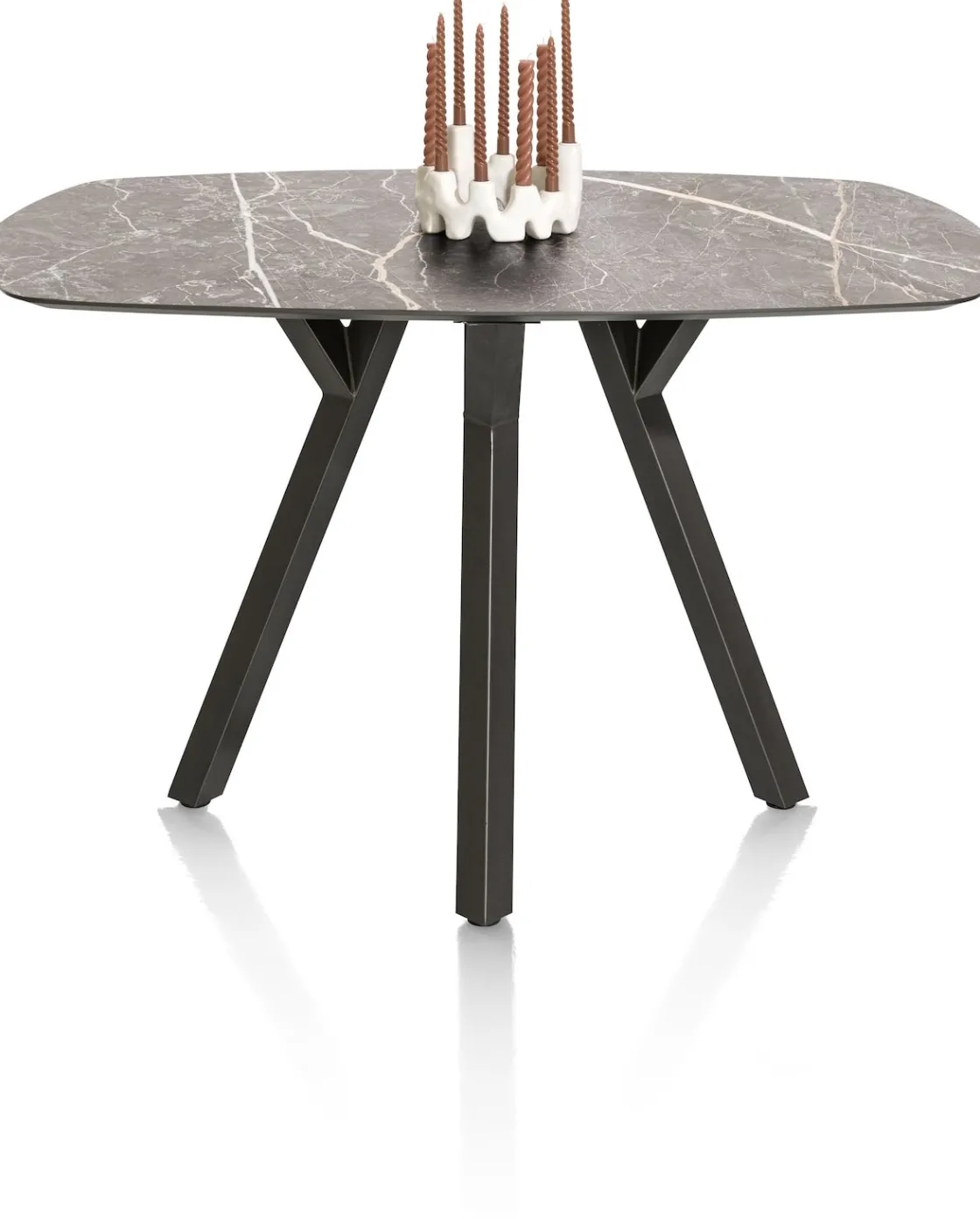 XOOON MINATO bartafel - ovaal - 150 x 105 cm (h: 92 cm) - lichtgrijs^ Bartafels|Tafelconfigurator
