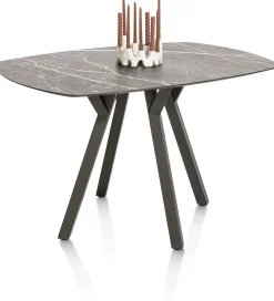 XOOON MINATO bartafel - ovaal - 150 x 105 cm (h: 92 cm) - lichtgrijs^ Bartafels|Tafelconfigurator