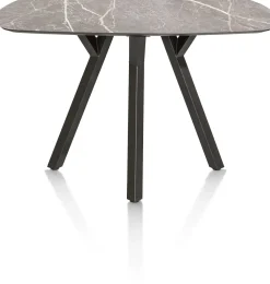 XOOON MINATO bartafel - ovaal - 150 x 105 cm (h: 92 cm) - lichtgrijs^ Bartafels|Tafelconfigurator