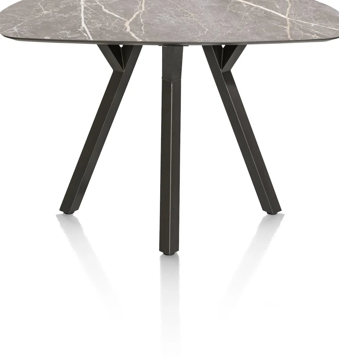 XOOON MINATO bartafel - ovaal - 150 x 105 cm (h: 92 cm) - lichtgrijs^ Bartafels|Tafelconfigurator