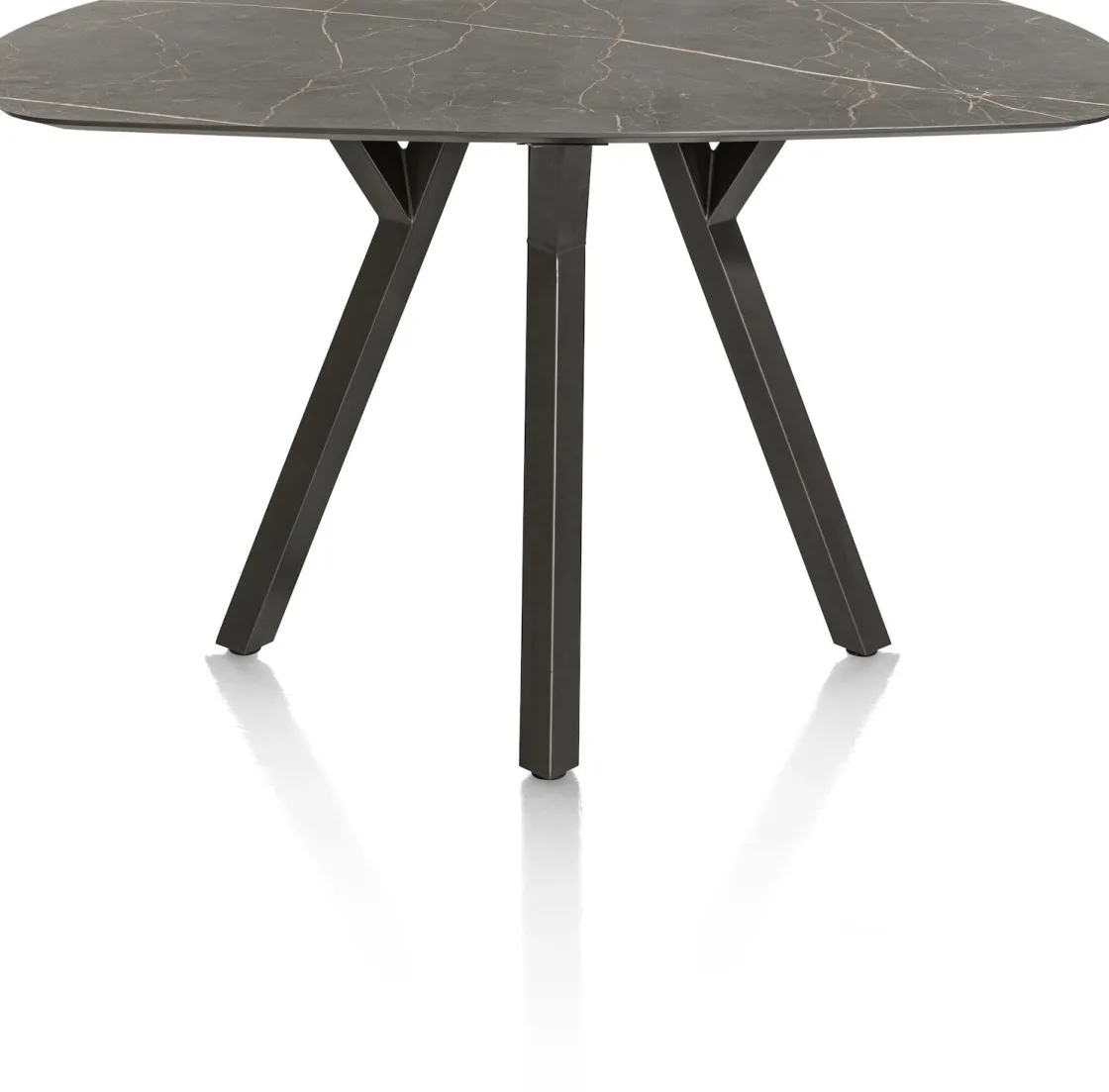 XOOON MINATO bartafel - ovaal - 200 x 105 cm (h: 92 cm) - marmerlook^ Bartafels|Tafelconfigurator