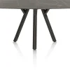 XOOON MINATO bartafel - ovaal - 240 x 110 cm (h: 92 cm) - marmerlook^ Bartafels|Tafelconfigurator