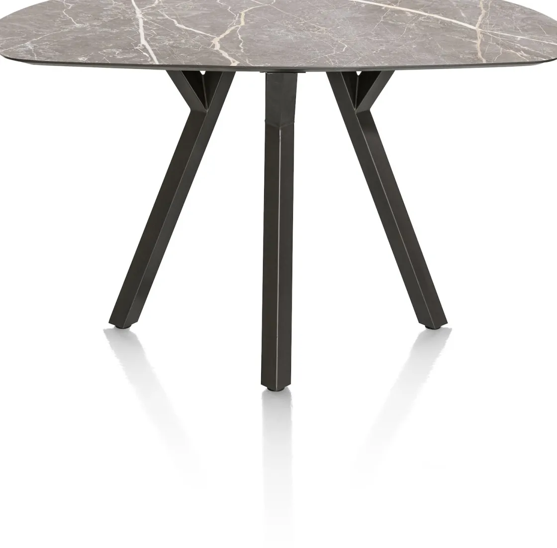 XOOON MINATO bartafel - ovaal - 200 x 105 cm (h: 92 cm) - lichtgrijs^ Bartafels|Tafelconfigurator