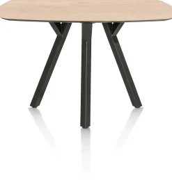 XOOON MINATO bartafel - ovaal - 150 x 105 cm (h: 92 cm) - eiken look^ Bartafels|Tafelconfigurator