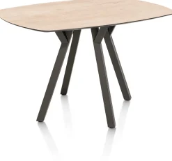 XOOON MINATO bartafel - ovaal - 150 x 105 cm (h: 92 cm) - eiken look^ Bartafels|Tafelconfigurator
