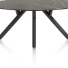 XOOON MINATO eetkamertafel - ellips - 210 x 105 cm - marmerlook^ Tafelconfigurator|Eettafels