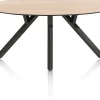 XOOON MINATO eetkamertafel - ellips - 210 x 105 cm - eiken look^ Tafelconfigurator|Eettafels