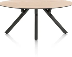 XOOON MINATO eetkamertafel - ellips - 210 x 105 cm - eiken look^ Tafelconfigurator|Eettafels