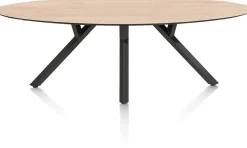 XOOON MINATO eetkamertafel - ellips - 240 x 110 cm - eiken look^ Tafelconfigurator|Eettafels
