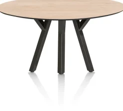 XOOON MINATO eetkamertafel - ellips - 180 x 100 cm - eiken look^ Tafelconfigurator|Eettafels