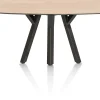 XOOON MINATO eetkamertafel - ovaal - 150 x 105 cm - eiken look^ Tafelconfigurator|Eettafels
