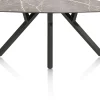 XOOON MINATO eetkamertafel - ovaal - 200 x 105 cm - lichtgrijs^ Tafelconfigurator|Eettafels