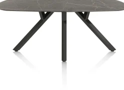 XOOON MINATO eetkamertafel - ovaal - 240 x 110 cm - marmerlook^ Tafelconfigurator|Eettafels