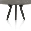 XOOON MINATO eetkamertafel - ovaal - 150 x 105 cm - marmerlook^ Tafelconfigurator|Eettafels