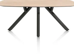 XOOON MINATO eetkamertafel - ovaal - 240 x 110 cm - eiken look^ Tafelconfigurator|Eettafels