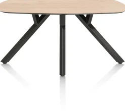 XOOON MINATO eetkamertafel - ovaal - 200 x 105 cm - eiken look^ Tafelconfigurator|Eettafels