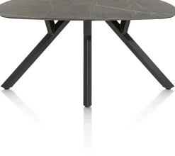 XOOON MINATO eetkamertafel - ovaal - 200 x 105 cm - marmerlook^ Tafelconfigurator|Eettafels