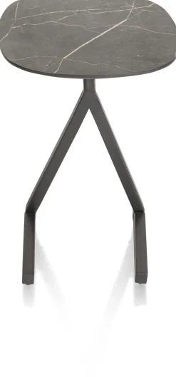XOOON MINATO laptop-tafel 45 x 35 cm - hoogte 52 cm - marmerlook^ Bijzettafels|Tafelconfigurator