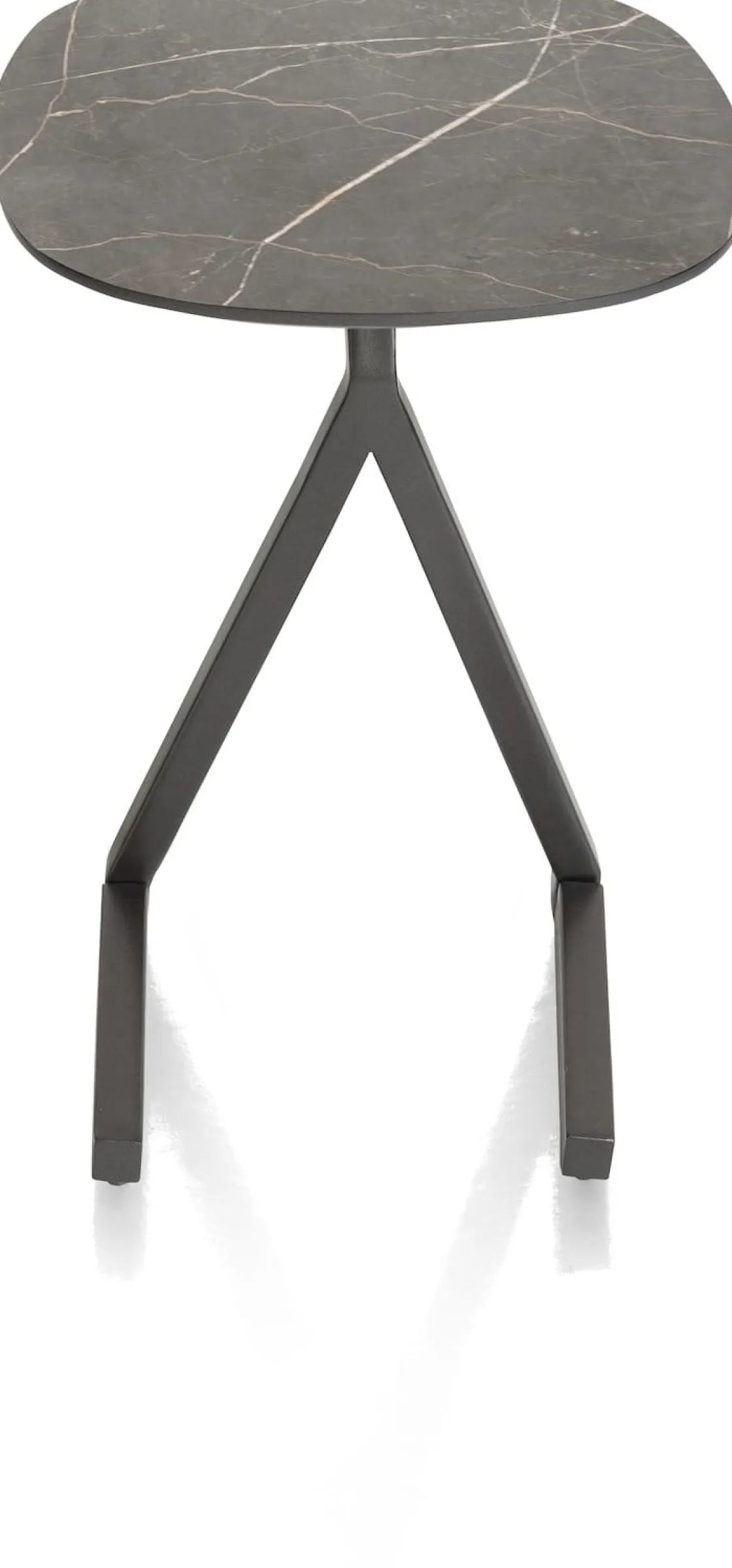XOOON MINATO laptop-tafel 45 x 35 cm - hoogte 52 cm - marmerlook^ Bijzettafels|Tafelconfigurator
