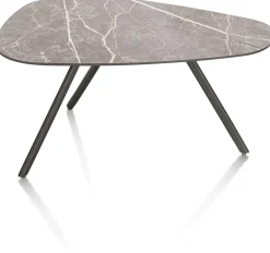 XOOON MINATO salontafel 75 x 45 cm - lichtgrijs^ Tafelconfigurator|Salontafels