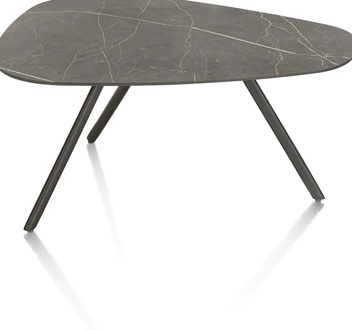 XOOON MINATO salontafel 75 x 45 cm - marmerlook^ Tafelconfigurator|Salontafels