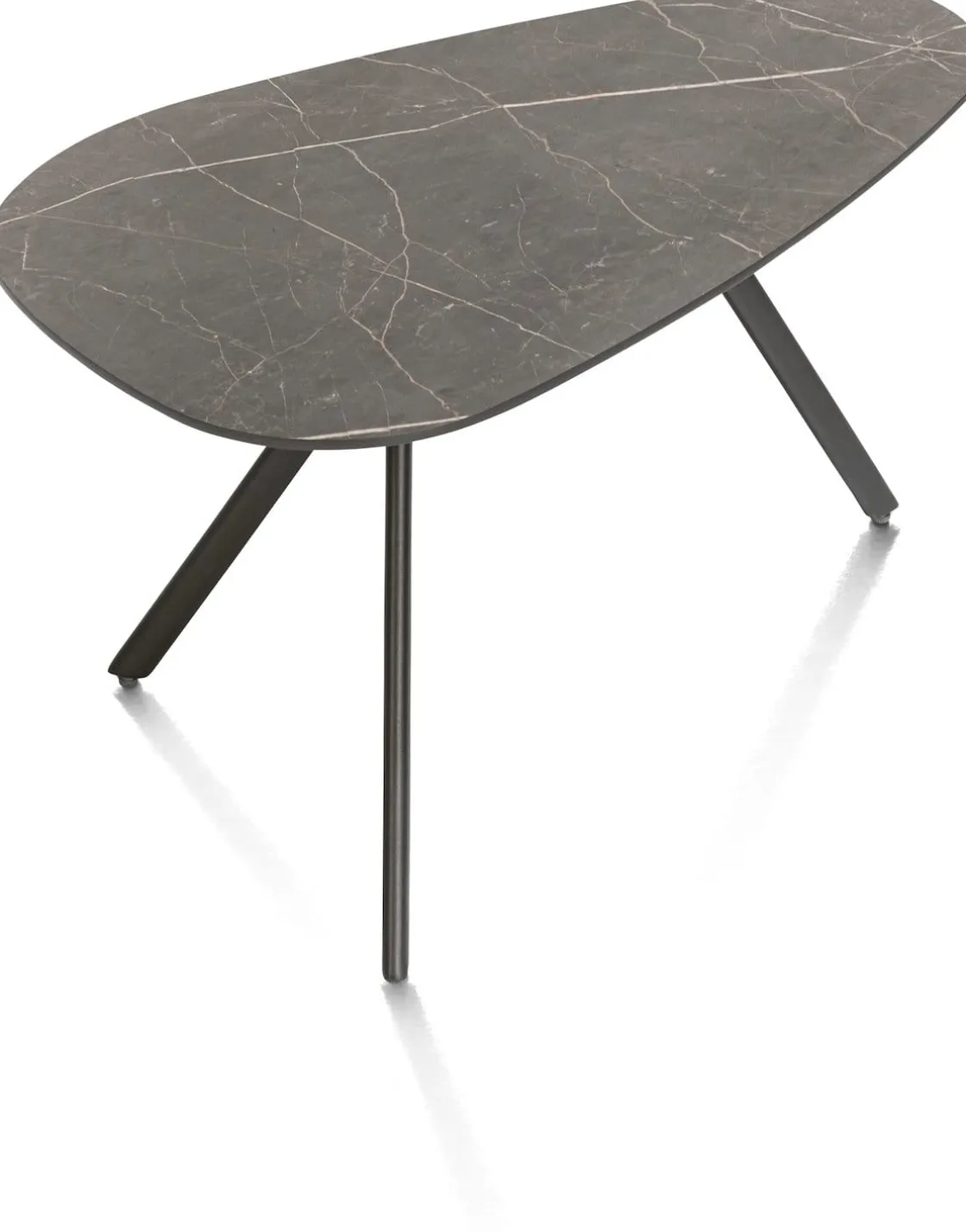 XOOON MINATO salontafel 75 x 45 cm - marmerlook^ Tafelconfigurator|Salontafels