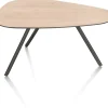 XOOON MINATO salontafel 75 x 45 cm - eiken look^ Tafelconfigurator|Salontafels
