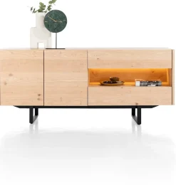 XOOON Modali dressoir in naturel (+ LED) 190 cm -^ Dressoirs