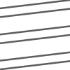 XOOON Modulo basisrek in metaal 135 cm, 2 nivo's -^ Wandmeubels