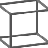 XOOON Modulo basisrek in metaal 45 cm, 1 nivo -^ Wandmeubels