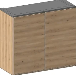 XOOON Modulo kast in naturel 90 cm met 2 deuren -^ Bergkasten